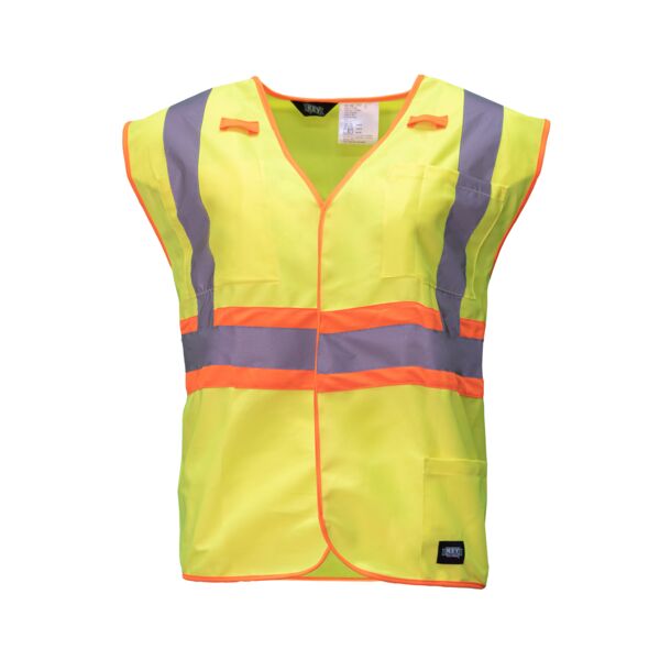 ANSI II Class 2 Hi-Visibility Break-A-Way Solid Vest Thumbnail